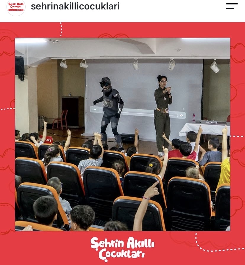 Şehrin Akıllı Çocukları · Çocuklarla soru ve katılım anı